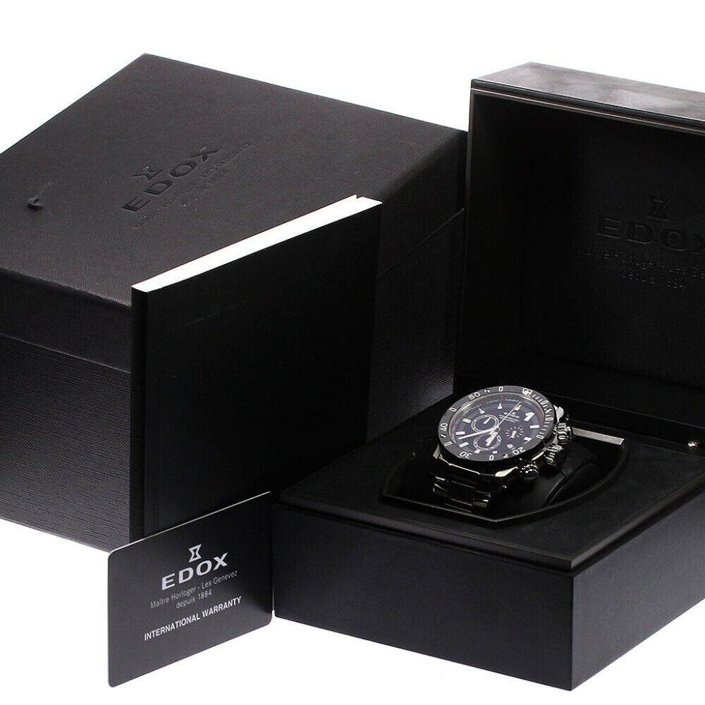 EDOX Chronoffshore 1 01114-3M-NIN black Dial Quartz Men's Watch_785489